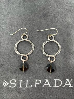 Silpada W1485 Smoky Quartz Earrings